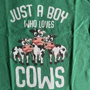 Cow Graphic Tee size Medium for boys
